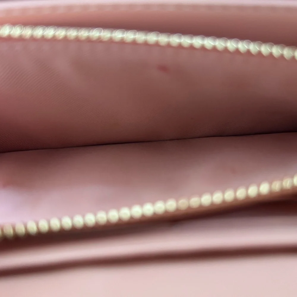 Coach Long Zip Around Wallet with Mystic Floral Print Peach - Picture 4 of 4